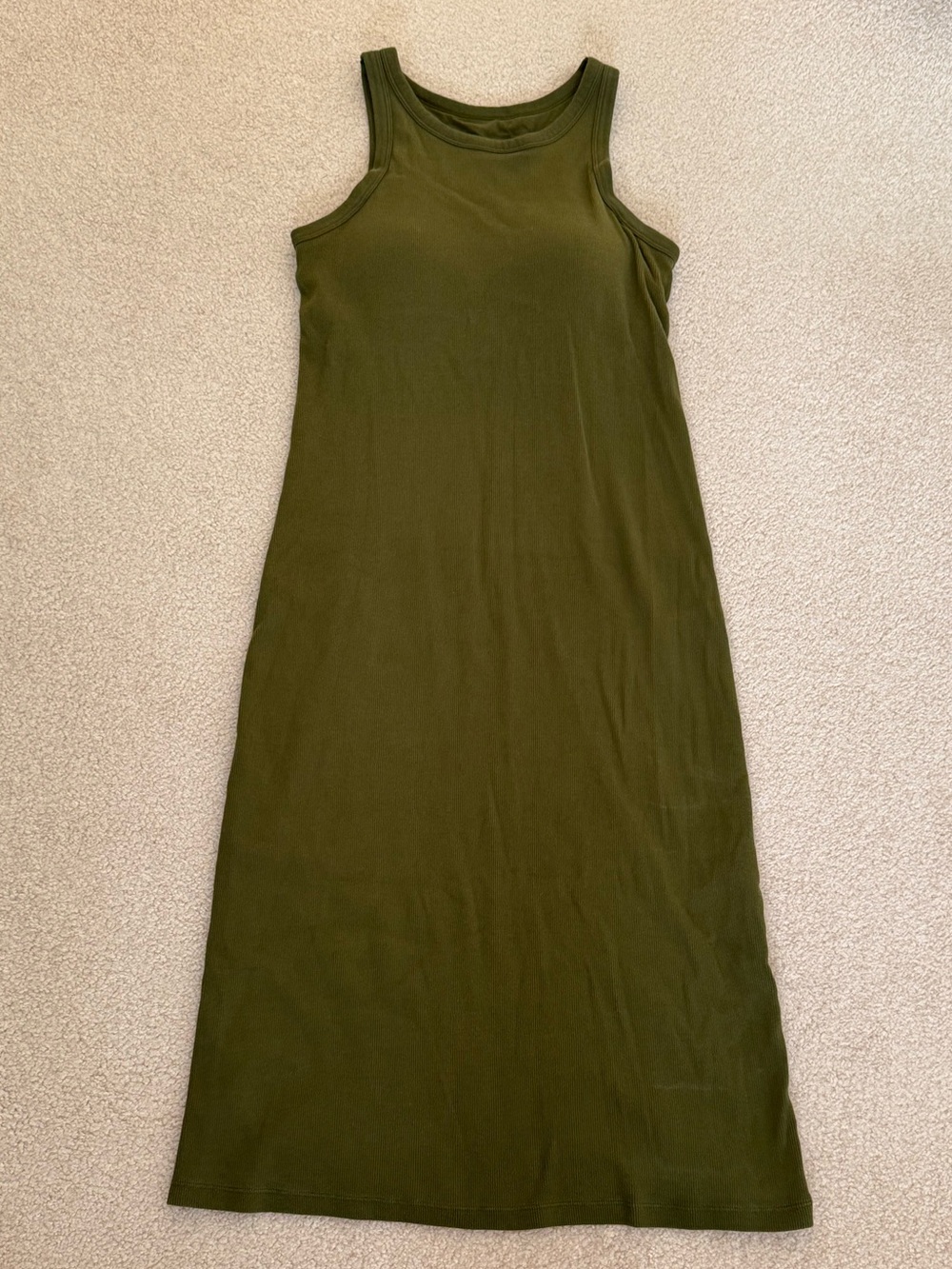 Uniqlo Ribbed Bra Maxi Dress